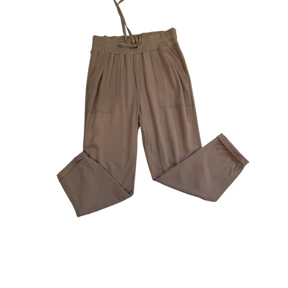 Splendid XLTaupe Elastic Waist Womens Drawstring Pants - Picture 5 of 16